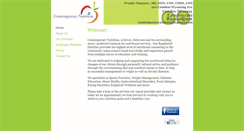 Desktop Screenshot of contemporarynutritioninc.com