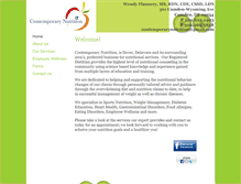 Tablet Screenshot of contemporarynutritioninc.com